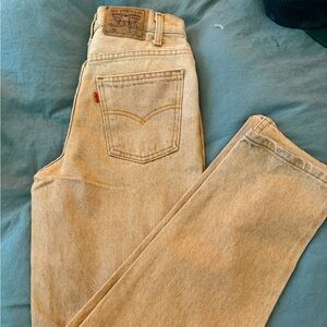 Super rare LEVIS mustard yellow